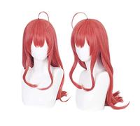 Cosplay Wig Peluca de anime Los quintillizos por excelencia Cosplay Itsuki Nakano Peluca, Peluca roja larga, Disfraz Peluca de Halloween, for Halloween, Fiesta de disfraces, Espectáculo de anime, Even