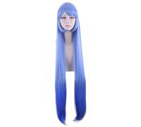 Cosplay Wig Peluca de anime My Hero Academia Cosplay Nejire Hadou Peluca, Peluca azul larga, Disfraz Peluca de Halloween, for Halloween, Fiesta de disfraces, Espectáculo de anime, Evento de cosplay, C