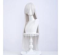 Cosplay Wig Peluca de anime NieR Automata Cosplay Tipo A No.2 A2 Peluca, Peluca larga y recta, Disfraz Peluca de Halloween, for Halloween, Fiesta de disfraces, Espectáculo de anime, Evento de cosplay,