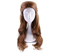 Cosplay Wig Peluca de anime Peluca de princesa Bella, Peluca ondulada marrón larga, Peluca de disfraz de Halloween, for Halloween, Fiesta de disfraces, Espectáculo de anime, Evento de cosplay, Concier