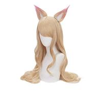 Cosplay Wig Peluca de anime Peluca KDA Ahri, Peluca larga, Peluca de disfraz de Halloween, for Halloween, Fiesta de disfraces, Espectáculo de anime, Evento de cosplay, Conciertos (Color: Estilo A) ( C