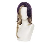 Cosplay Wig Peluca de anime Peluca KDA Ahri, Peluca larga, Peluca de disfraz de Halloween, for Halloween, Fiesta de disfraces, Espectáculo de anime, Evento de cosplay, Conciertos (Color: Estilo A) ( C