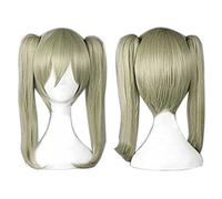 Cosplay Wig Peluca de anime Soul Eater Cosplay Maka Albarn Peluca, 2 colas de caballo Peluca marrón claro, Disfraz Peluca de Halloween, for Halloween, Fiesta de disfraces, Espectáculo de anime, Evento