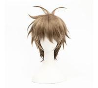Cosplay Wig Peluca de anime The Millionaire Detective Balance: Cosplay ilimitado Kato Haru Peluca, Peluca marrón corta, Disfraz Peluca de Halloween, for Halloween, Fiesta de disfraces, Espectáculo de