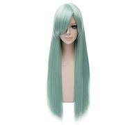 Cosplay Wig Peluca de anime The Seven Deadly Sins Cosplay Elizabeth Liones Peluca, Peluca verde larga, Disfraz Peluca de Halloween, for Halloween, Fiesta de disfraces, Espectáculo de anime, Evento de