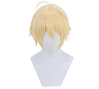 Cosplay Wig Peluca de anime Touken Ranbu Cosplay en línea Yamanbagiri Kunihiro Peluca, Peluca rubia corta, Disfraz Peluca de Halloween, for Halloween, Fiesta de disfraces, Espectáculo de anime, Evento