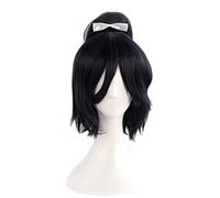 Cosplay Wig Peluca de anime Touken Ranbu Cosplay Yamatonokami Yasusada Peluca, Peluca corta negra azul, Peluca de Halloween for disfraces, for Halloween, Fiesta de disfraces, Espectáculo de anime, Eve