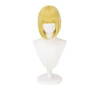 Cosplay Wig Peluca de anime Twisted Wonderland Cosplay Peluca de caza de humo, Peluca de Bob rubia corta, Peluca de disfraz de Halloween, for Halloween, Fiesta de disfraces, Espectáculo de anime, Even