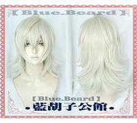 Cosplay Wig SARAZANMAI Jinnai Enta Akutsu Mabu Yasaka Kazuki Reo Niiboshi Anime Cabello Cosplay Disfraz peluca Juego Papel llavero soporte placa Regalo Talla única Blanco