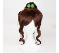 Cosplay Wig Soldier Sailor Moon Cinema Makoto Sailor Jupiter Women Cosplay Cambrería Cabello sintético resistente al calor Accesorios para el cabello