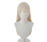 Cosplay Wig Sueño de explosión de peluca de anime.Cosplay Shirasagi Chisato Peluca, Peluca larga rubia clara, Disfraz Peluca de Halloween, for Halloween, Fiesta de disfraces, Espectáculo de anime, Eve