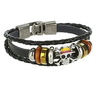 CosplayStudio Pulsera de una pieza con banda de sombrero de paja de Jolly Roger