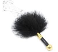 Cosquillas de plumas de lujo látigo sexo erótico flogger amor pluma clítoris látigo con mango acrílico BDSM bondage azotes slapper paddle bed restricciones coqueteo juguete sexual para parejas adultos