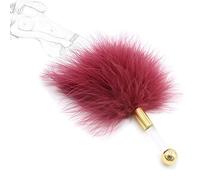 Cosquillas de plumas de lujo SM látigo sexo erótico flogger amor pluma clítoris látigo con mango acrílico BDSM bondage azotes slapper paddle bed restricciones coqueteo juguete sexual para parejas