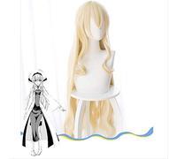 Cosroad Goblin Slayer Priestess Cosplay Wigs Onna Shinkan Yellow Long Wig Cosplay Costume Women Heat Resistant Synthetic Hair