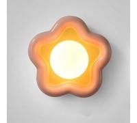 COSRUB Aplique de Pared Estrella Nórdico, Lámpara Mural Cerámica Cama