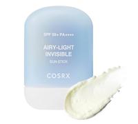 COSRX Airy-Light Invisible Sun Stick - Acabado mate suave, SPF 50+ PA++++, Zinc-PCA, sin efecto blanquecino, para rostro y cuerpo, protector solar coreano, 19g