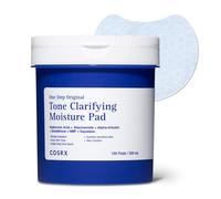 COSRX OneStep Original Tono Clarifying Moisture Pad, 100 almohadillas, Daily Toning Pad for Skin Texture & Hydration & Evening Skin Tone with Arbutin, Glutatione & 12 Hyaluronic Acids, Korean Skin