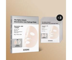 COSRX - Set de Mascarillas The Alpha-Arbutin Discoloration Care Hydrogel Mask Set