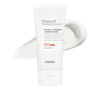 COSRX Vitamin E Vitalizing Face Sunscreen SPF 50, 1.69 fl oz, SPF Moisturizer, ligero bajo maquillaje, viajes esenciales, esenciales de verano, pantalla solar coreana para cara, Korean Skincare