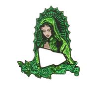 COSSIKA Alfiler de sombrero religioso, adorno de sombrero delicado, alfileres de solapa con temática virgen, joyería hecha a mano, insignia versátil para bolso y camisa