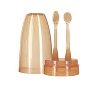 COSSIKA Baby Toothbrush 1 Juego de Cepillo de Dientes de Silicona Suave para bebé, Cepillo de Lengua para Entrenamiento y dentición, Herramienta de Limpieza de Dientes Infantiles