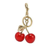 COSSIKA Bolsos de Cereza Charm Elegante Bolso de Cereza Charm Llavero versátil Colgante Llamativo Llavero de Cereza Charm Bolso de Moda