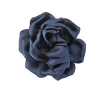 COSSIKA Broche de Rosa Elegante Tela Rosa Pin de Solapa Broche de Flores Hecho a Mano Insignia de Ramillete Elegante Accesorio de Moda para Fiestas y cenas