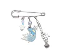 COSSIKA Broche Pin pez estrella conchas colgante broche exquisito suéter Pin moda abrigo broche solapa Pin broche ropa Pin joyería