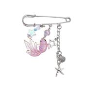 COSSIKA Broche Pin pez estrella conchas colgante broche exquisito suéter Pin moda abrigo broche solapa Pin broche ropa Pin joyería