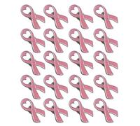 COSSIKA Broches Pin 20 piezas broches de cinta oficiales Pin concientización sobre el cáncer de mama solapa cuidado de la salud insignias de bienestar público regalo de joyería para mujeres
