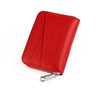 COSSIKA Cartera Monedero Tipo Corto Cartera Tarjeta de crédito Tarjeta bancaria Titular de Efectivo Chica Mujer Monedero Bloqueo Cartera de Bolsillo con Cremallera con múltiples Ranuras