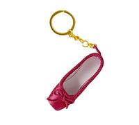 COSSIKA LLavero de moda Mini zapatos de Ballet llavero zapatos de punta llaveros hechos a mano zapato de punta encanto bolso colgante regalo para amantes de la danza
