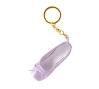 COSSIKA Llavero de Moda Mini Zapatos de Ballet Llavero Zapatos de Punta llaveros Hechos a Mano Zapato de Punta Encanto Bolso Colgante Regalo para Amantes de la Danza