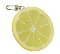 COSSIKA Llavero Limón Llavero Bolsa Encanto Simulación Fruta Llavero Aleación Fruta Modelo Colgante Llavero Joyería Regalo Accesorio de Moda