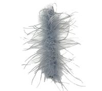 COSSIKA Muñequeras, puños de Plumas, Pulsera de Plumas, Pulsera de bofetada, Brazalete de Moda, Soporte para Cola de Caballo, Lazo para el Pelo