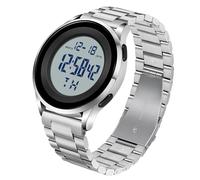 COSSINIGE Reloj de pulsera digital impermeable militar para hombre, negro, táctico, deportivo, minimalista, ultrafino, I-Silver-S, Deportes