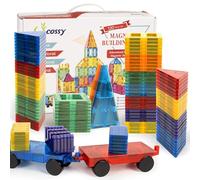 cossy Bloques Magnéticos Construcción Niños, Construcciones Magneticas Niños 120 Piezas, 3D Juego Magnético, Juguete Educativo Montessori para Niños y Niñas, Regalos para Mayores de 3 años