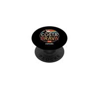 Costa Brava España Ciudad Viajes España PopSockets PopGrip Adhesivo