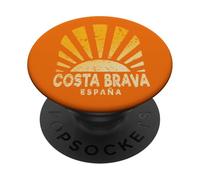 Costa Brava España - Costa Brava España Sol PopSockets PopGrip Adhesivo