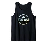 Costa Brava España - Retro Costa Brava España Vintage Surf Camiseta sin Mangas