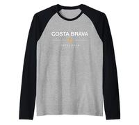 Costa Brava España Viaje Familiar Costa Brava Souvenir Gift Camiseta Manga Raglan