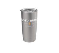Costa Brava España viaje familiar Costa Brava Souvenir Gift Vaso térmico de acero inoxidable de doble pared