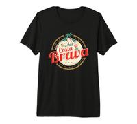 Costa Brava Vintage Cataluña España Souvenir Vacaciones Camiseta Premium