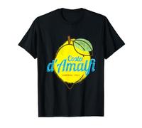 Costa d'Amalfi limón Italia Vintage Amalfi Coast Souvenir Camiseta gráfica económica