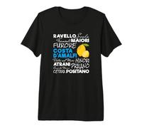 Costa d'Amalfi limón Italia Vintage Amalfi Coast Souvenir Camiseta Premium
