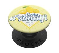 Costa d'Amalfi limón Italia Vintage Amalfi Coast Souvenir PopSockets PopGrip Adhesivo