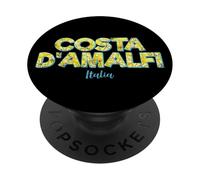 Costa d'Amalfi limón Italia Vintage Amalfi Coast Souvenir PopSockets PopGrip Adhesivo