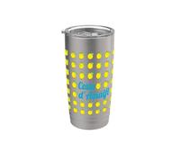Costa d'Amalfi limón Italia Vintage Amalfi Coast Souvenir Vaso térmico de acero inoxidable de doble pared