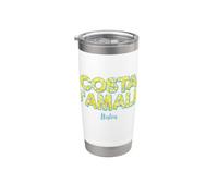 Costa d'Amalfi limón Italia Vintage Amalfi Coast Souvenir Vaso térmico de acero inoxidable de doble pared